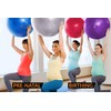 Exercise Ball for Yoga, Balance, Stability - Fitness, Pilates, Birthing,