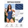 Zando One Piece Swimsuit for Women Long Torso Tummy Control