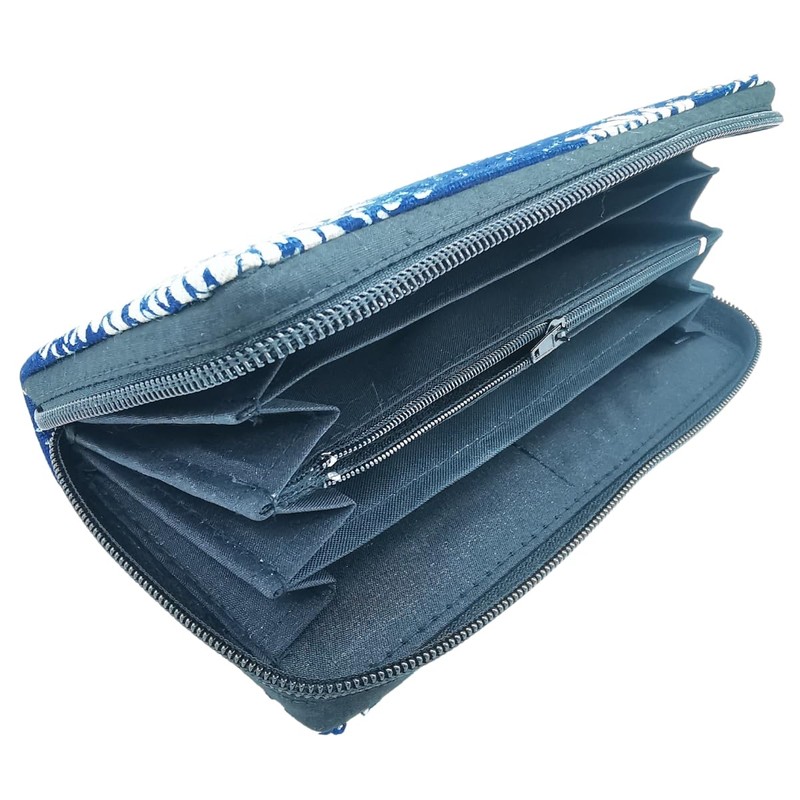 PANASIAM Geometrix Purse Made of Cotton, 2 Sizes, Vegan &