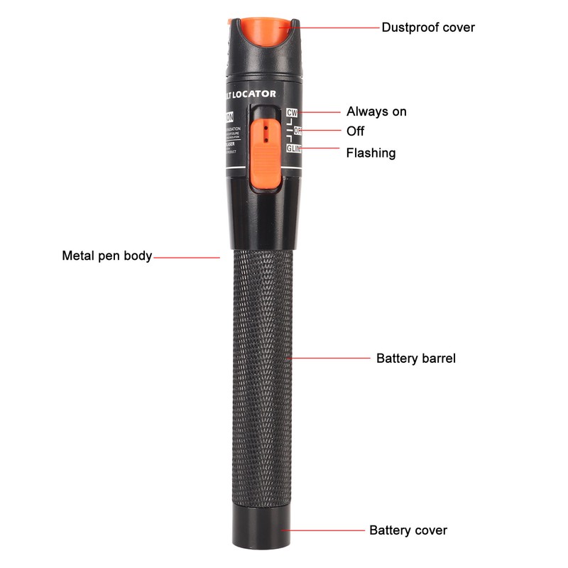 10mW Visual Fault Locator 10km Red Light FC SC ST