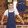 Viedouce 2-Pack of Waterproof Cooking Aprons with Pockets, Adjustable Kitchen