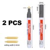 ZJCANGLIU Pack of 2 Grout Pens Grey, Tile Pen, Grey
