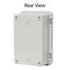 LMioEtool ABS Plastic Dustproof Waterproof IP65 Junction Box Hinged Shell