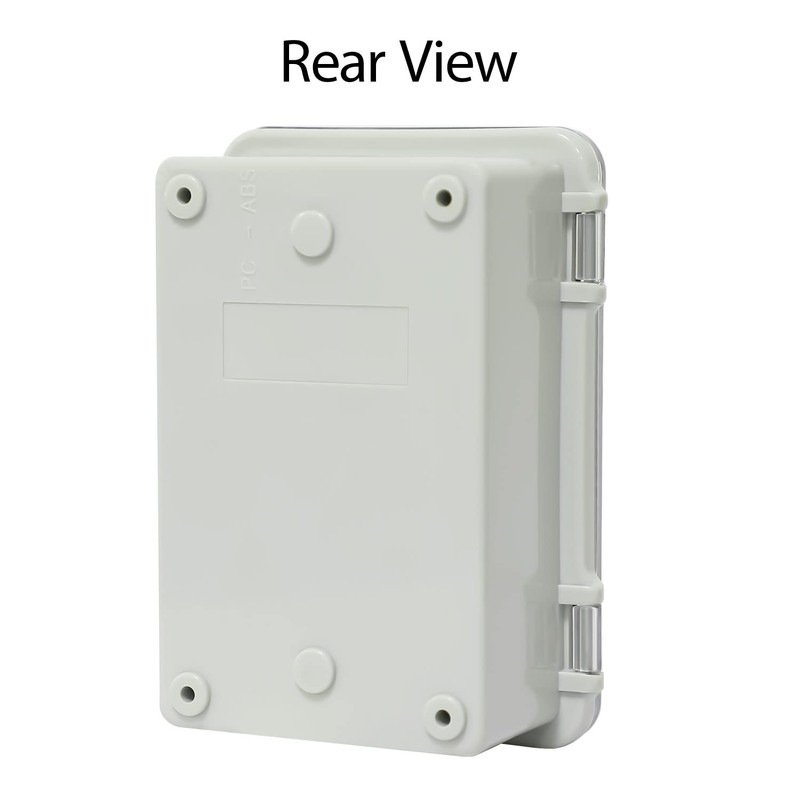 LMioEtool ABS Plastic Dustproof Waterproof IP65 Junction Box Hinged Shell