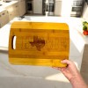 HipFlaskPlus Texas Home with Bluebonnets - Cutting Board 14''x9.5''x.5'