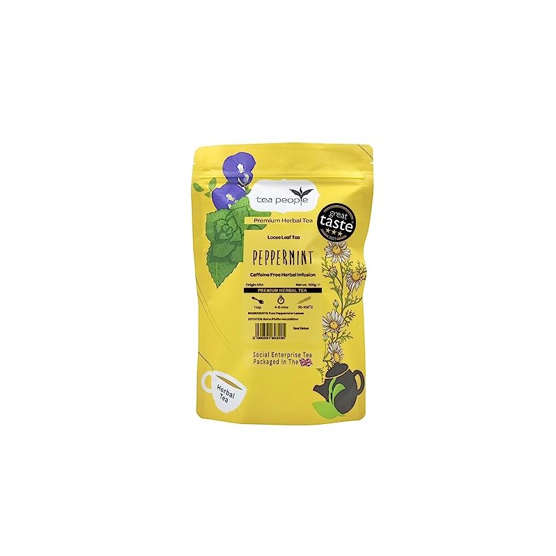 Tea People Peppermint Tea - 125g Refill Pack