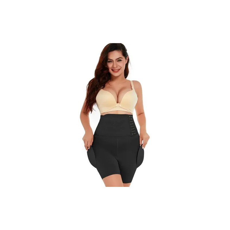 Faja Colombiana Levanta Glúteo Reductora De Cintura Color Negro Talla