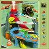 Dinosaur Race Track, Car Ramp Toy Set for Kids 3+