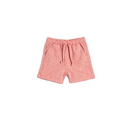 Koton Baybboys Linen Drawstring Pockets Shorts, Coral(402)
