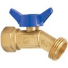 Homewerks, Brass, VHN-QTR-B3B Hose Bibb with 1/4-Turn and No-Kink Design,