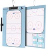 HIGHRAZON Dry Erase Hockey Coaches Clipboard, Hockey Lineup Board, Double-Sided