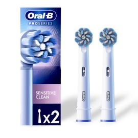 Oral-B Sensitive Clean, Cabezal Redondo de Repuesto para Cepillo Eléctrico, 2 Unidades