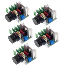 5pcs 2000W PWM AC Motor Speed Control Module Dimmer Speed Regulator 50-220V Adjustable Voltage Regulator