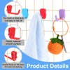 sourcing map 10 Grid Wall Hooks, 3 Inch Grid Wall