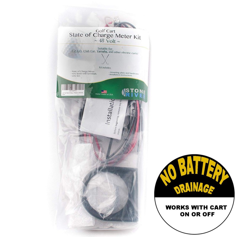 Stone River Golf Cart Meter (48vKIT, 36vKIT, 48vKit)
