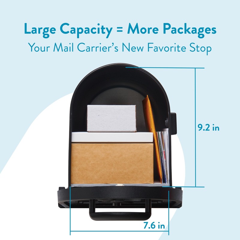 ARCHITECTURAL MAILBOXES Gibraltar Mailboxes Arlington Large Capacity Galvanized Steel Textured