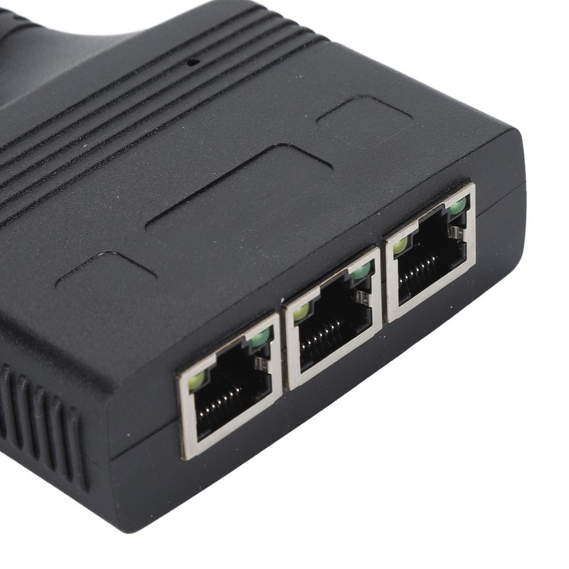 1 to 3 Ethernet Splitter High Speed 1000Mbps RJ45 Network
