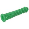 Hillman 370332 Ribbed Plastic Anchor, 12-14-16 X 1-1/2-Inch, Green, 50-Pack