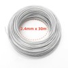 RANJIMA Trimmer Line 2.4 mm x 30 m, Steel Wire