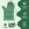 Glove Poop Bags for Dogs - 120 Biodegradable Waste Bags