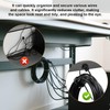Lyreh 10pcs Magnetic Zip Tie Mounts, Cable Tie Holder Base