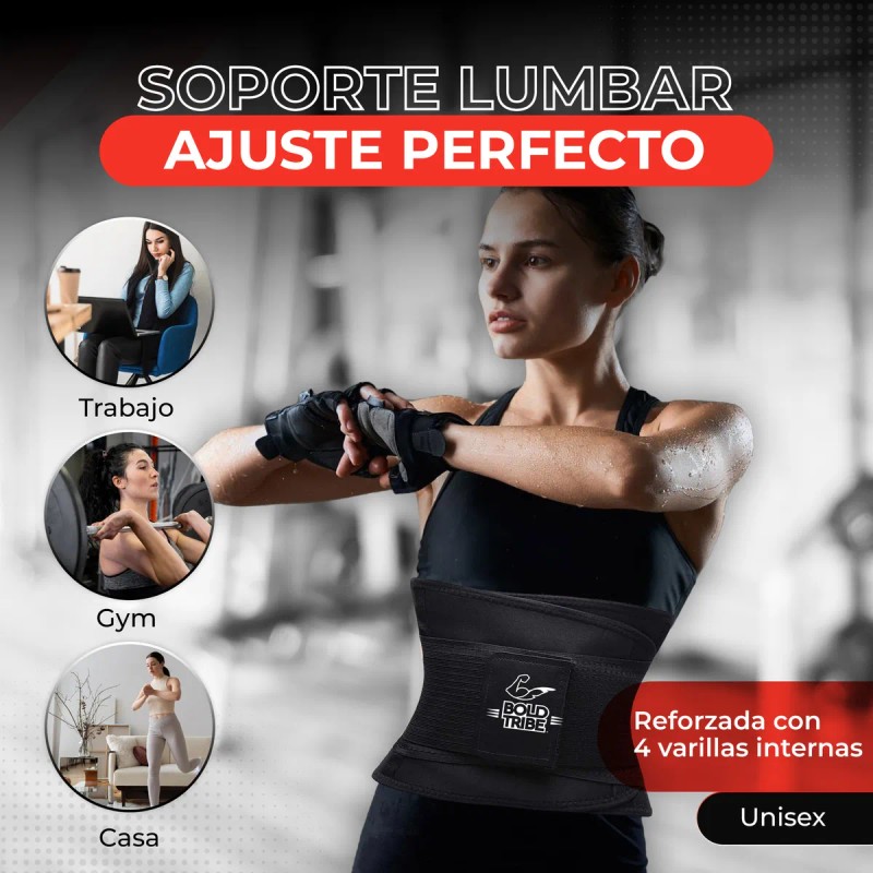 Faja Moldeadora Deportiva Gym Talle Alto 30 Cm Bold Tribe