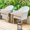 LYLNBYWK Patio Chair Cushions Set of 4, Outdoor Seat Cushions