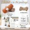 24 Pcs Terracotta Wedding Flannel Throw Blanket Bulk 50 x