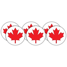 Canadian Flag Hard Hat Sticker/Decal/Label Tool Lunch Box Helmet Patriotic Canada