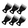Healeved Retro Barber Oil Comb Set 6pcs Wide Tooth Hairdressing
