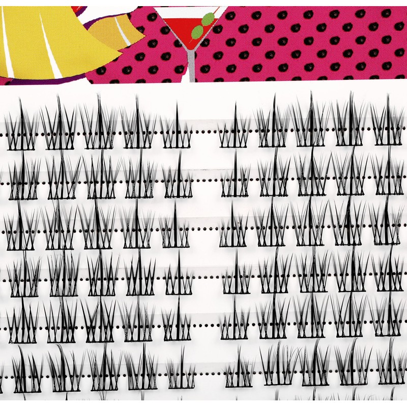 Himirell Cluster Lashes DIY Eyelash Extenisons Individuals 120 Pcs Wispy