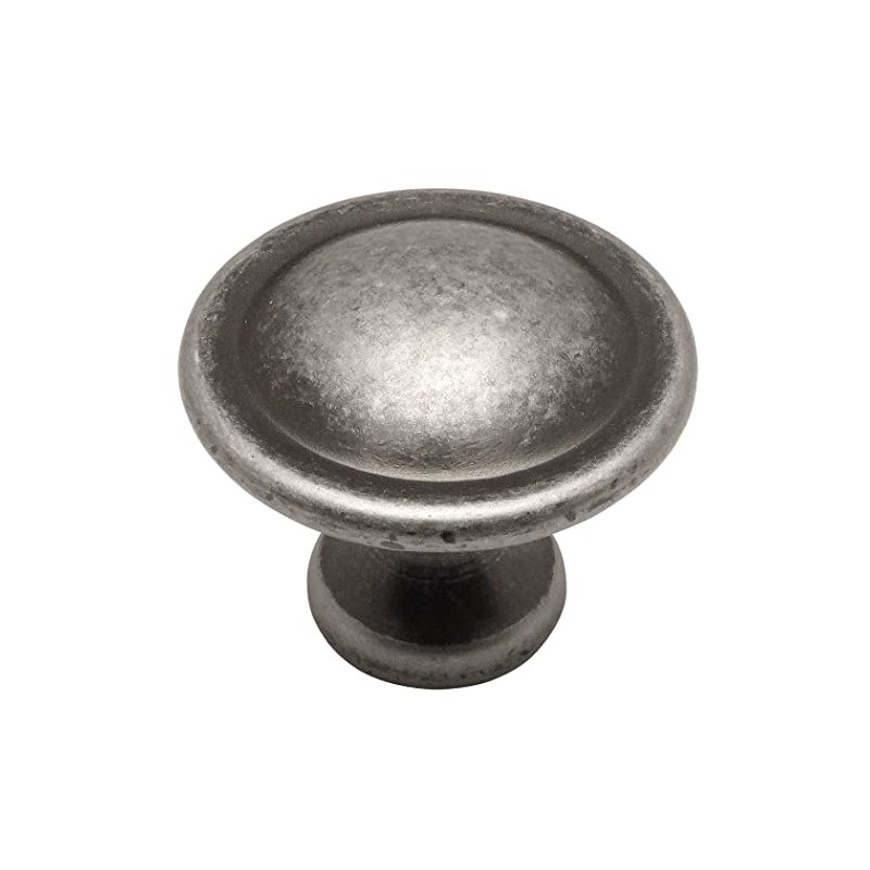 Cosmas® 4539WN Weathered Nickel Cabinet Hardware Round Knob - 1-1/8"