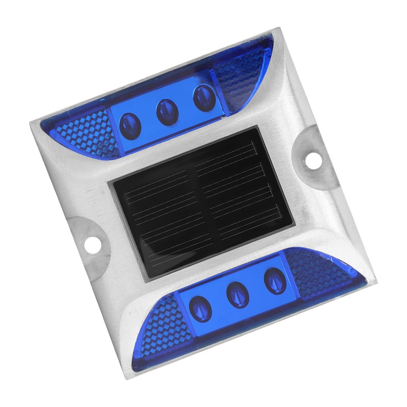 LED Solar Power Ground Marker Lights Waterproof Outdoor Driveway Road