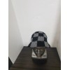 Black And Gray Crochet Checkered Bucket hat festival Boho Hippie