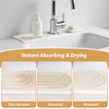 Volminex Diatomite Faucet Mat for Kitchen Sink, Stone Sink Splash