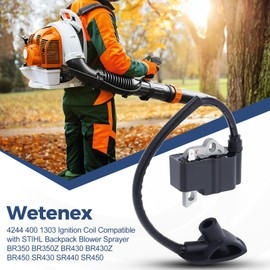 BR430 Ignition Coil For STHIL BR350 BR450 BR350Z BR430 BR430Z SR430 SR440 SR450 Backpack Blower Sprayer Replace 4244 400 1307 4244 400 1303