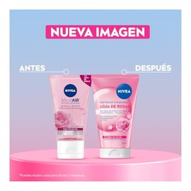 NIVEA Agua de Rosas Gel Limpiador Facial (150 ml) - Remueve Maquillaje a Prueba de Agua, Tonifica, Purifica, Limpia y Refresca la Piel sin Secarla -  