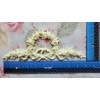 Bella Rosa Appliques New! Gorgeous Flexible Rose Wreath Center Furniture