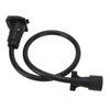Trailer Extension Cord 7 Way 3ft Double Prong Male Plug