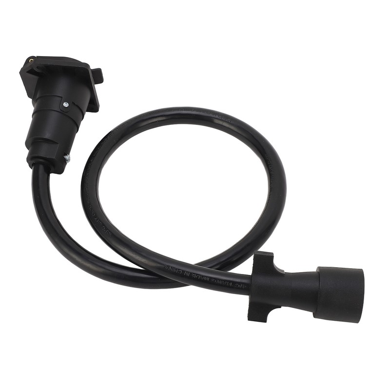 Trailer Extension Cord 7 Way 3ft Double Prong Male Plug
