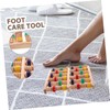 SAFIGLE 1Pc Foot Roller Massager Chic Wooden Acupoint Tool for
