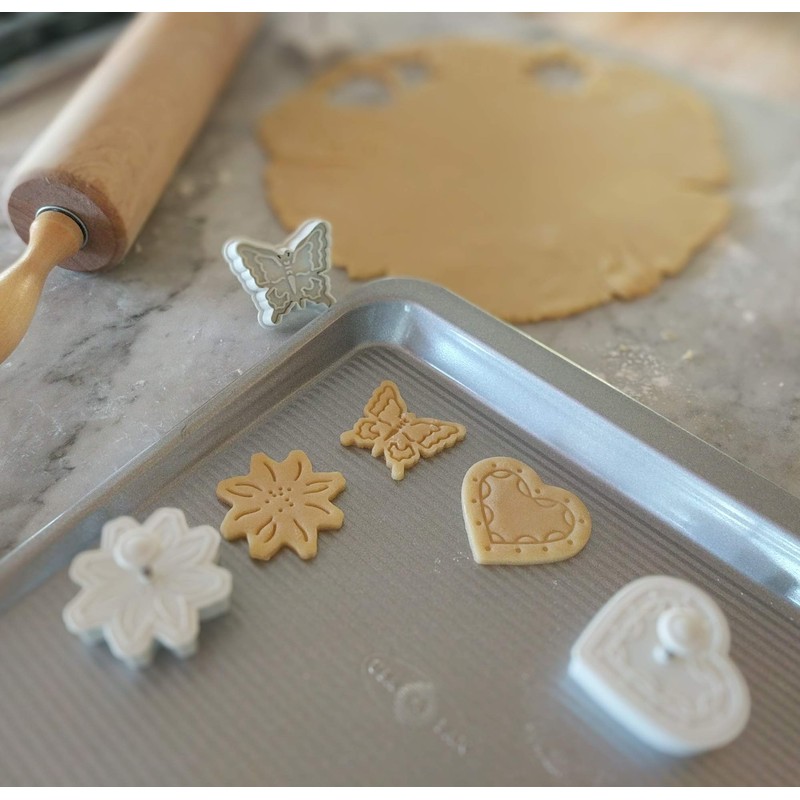 Ateco Fondant and Dough Plunger Cutter and Embosser, 2-Inch, Star