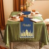 Ramadan Mubarak Table Runner Table Decorations - Ramadan Mosque Lantern