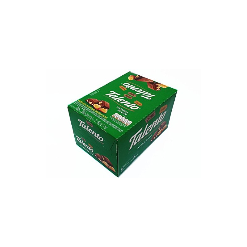 Garoto - Talento - Milk Chocolate w/ Brazil Nuts -