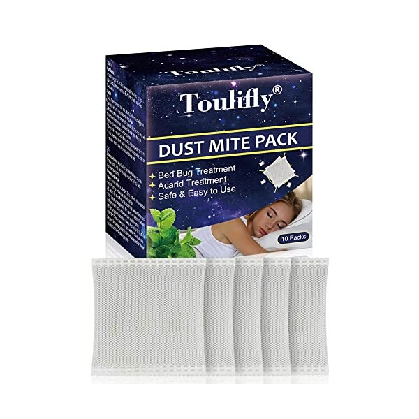 Dust Mite Treatment, Natural Herbal Mite Exterminating Pad, Anti-mite Pad Cushion, Mite Eliminator Pouch for Bed Sheet Pillow Couch Bedding Carpet Cushion