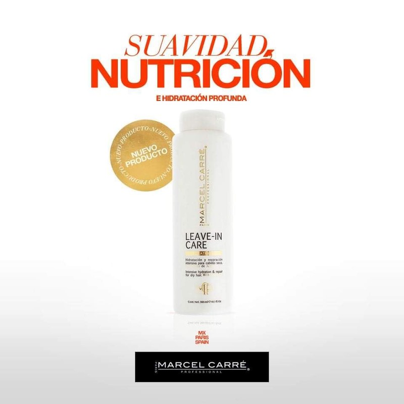 MARCEL CARRE SHAMPOO CARE 300ML Y TRATAMIENTO LEAVE IN CARE