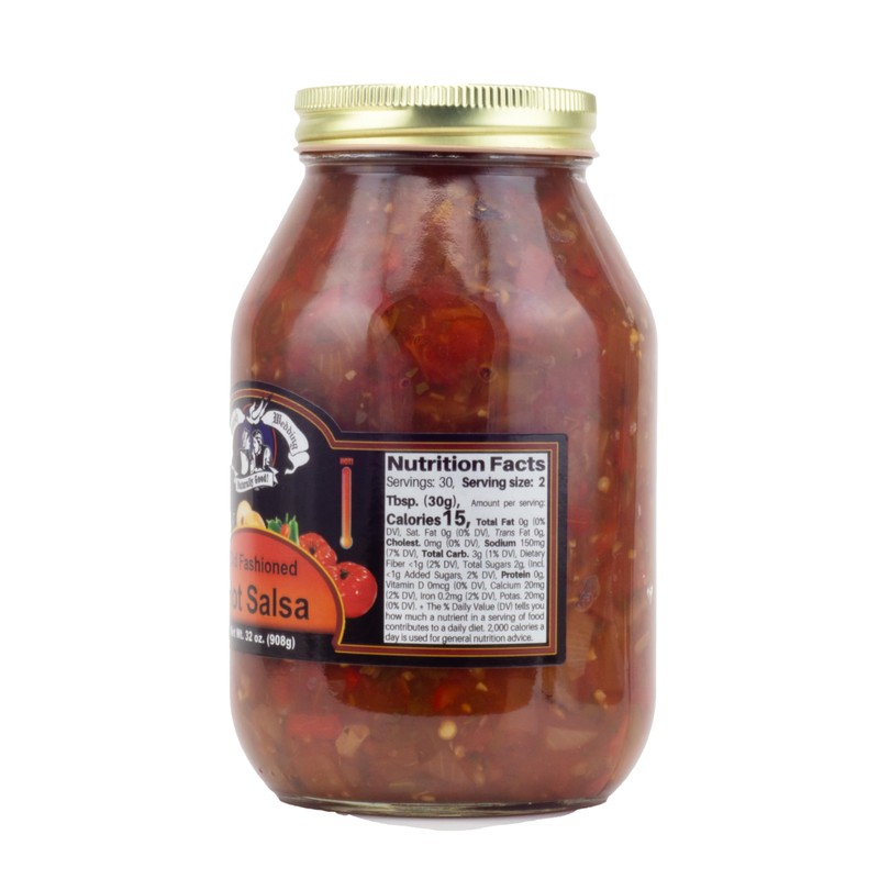 Amish Wedding Hot Salsa 32oz (Pack of 2)
