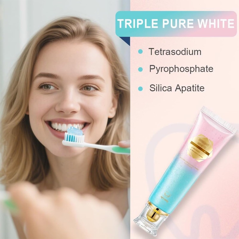 Niacinamide Whitening Toothpaste, Nicotinamide Dazzling White Toothpastes, Bright White Toothpaste,