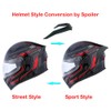 1Storm Motorcycle Modular Full Face Helmet Flip up Dual Visor