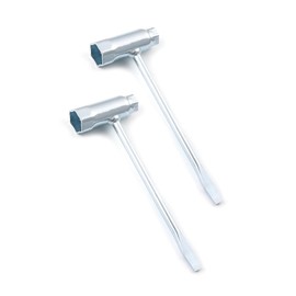 Mythosurge 2 Pack Spark Plug Spanner Tool, Chainsaw Wrench and Screwdriver Combination Chain Saw Spanner Scrench Replacement